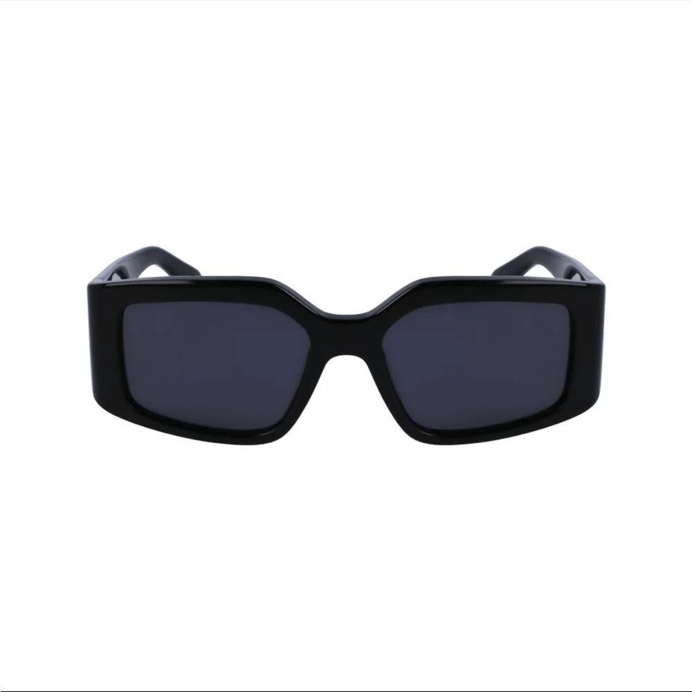 Ferragamo Black Rectangular Sunglasses NWT - image 2